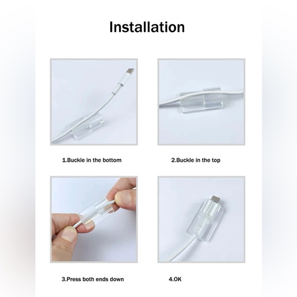 NWOT Cartoon Bear Decor Cable Protector - Picture 3 of 4